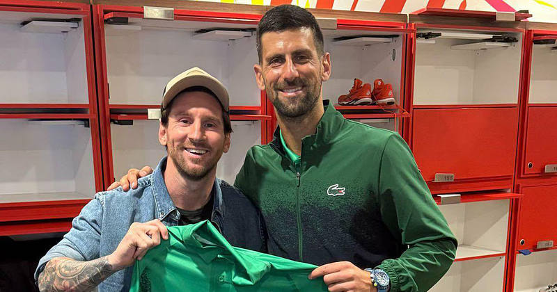 Djokovic y Messi, genios que escriben, leen y borran